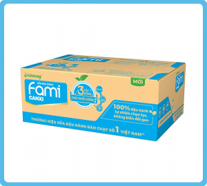 Thùng carton sữa Fami - Thùng Carton Đại Dương - Công Ty TNHH Bao Bì Và Thương Mại Đại Dương